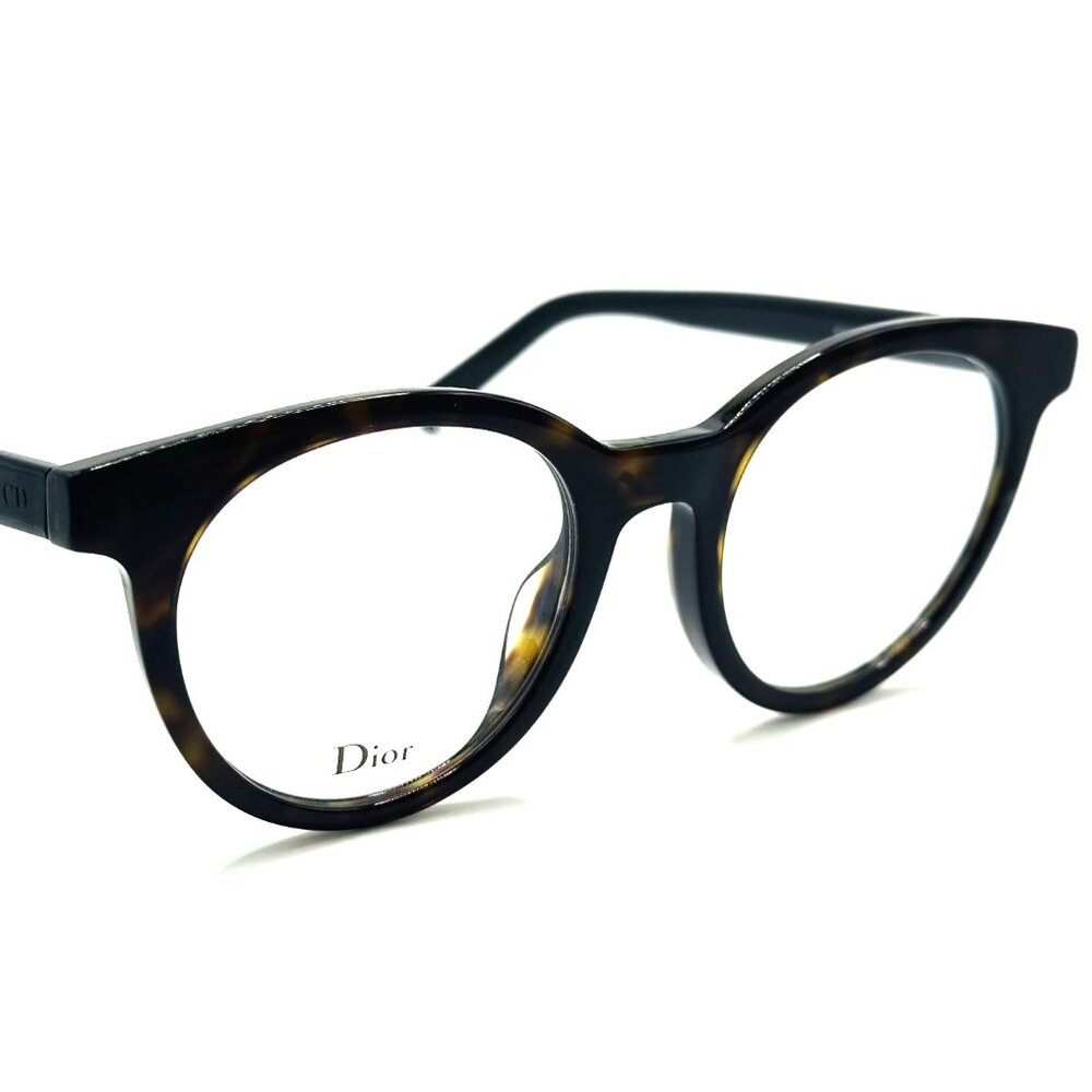 NEW DIOR BLACKTIE218F KVX Dark Havana/Black Eyeglasses 51mm 21 150 - Picture 3 of 9